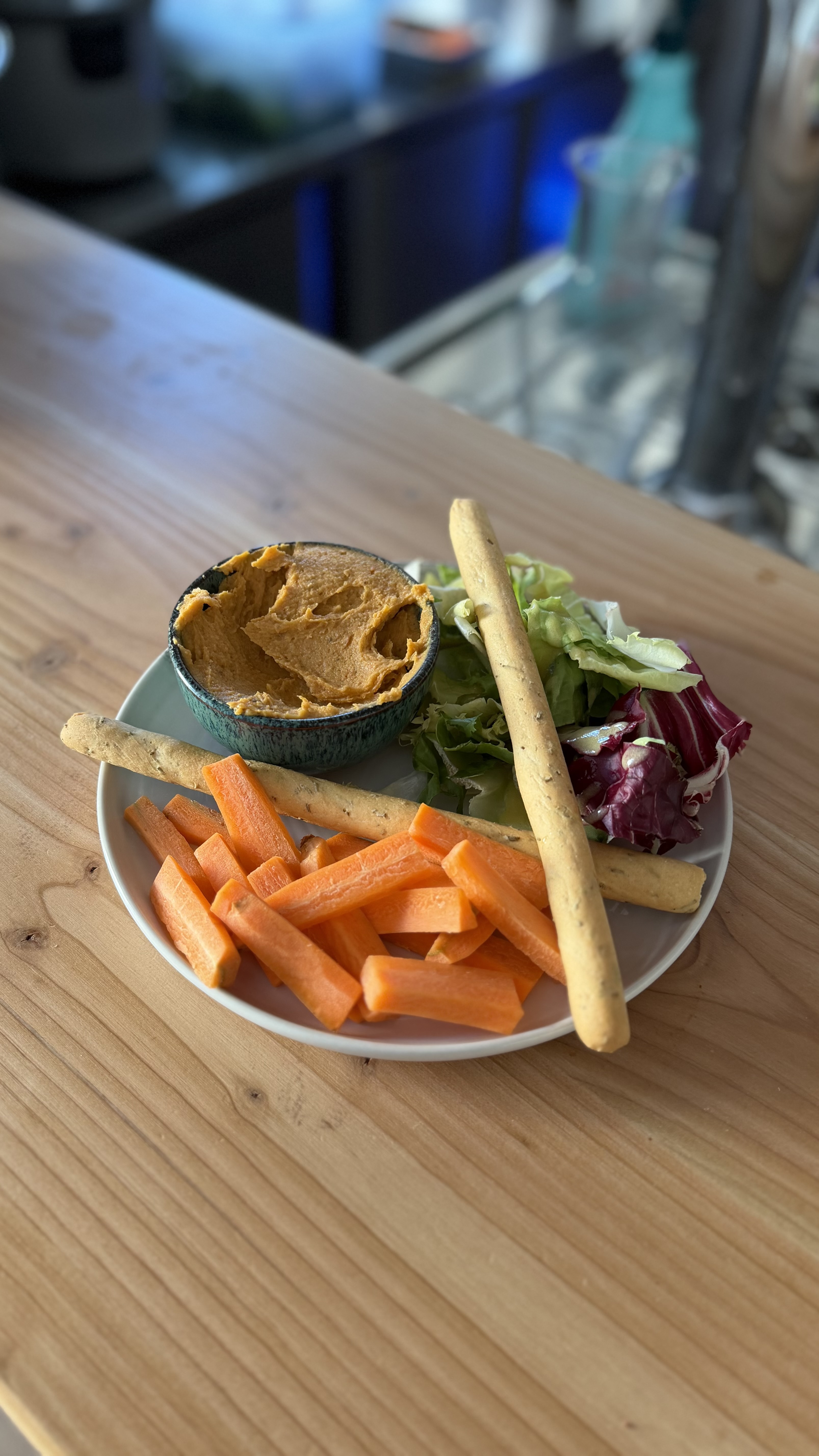 Houmous au deux patates douces